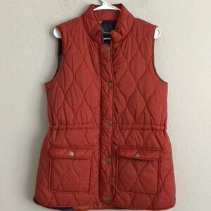 Studio Park x Leah Williams Lightweight Puffer Vest - Rust (Sz) a619291